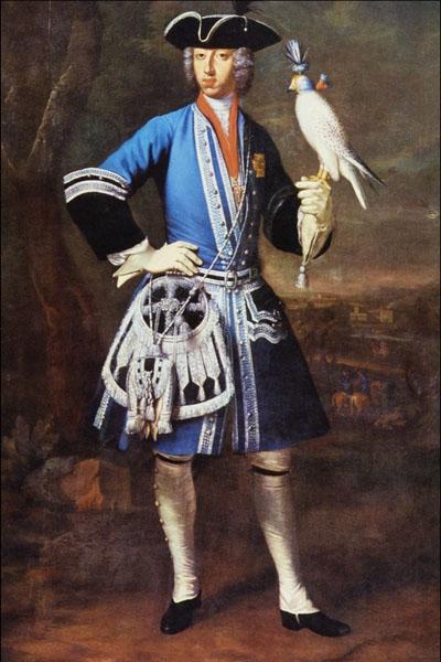 Peter Jakob Horemans Portrait of Clemens August as Falconer